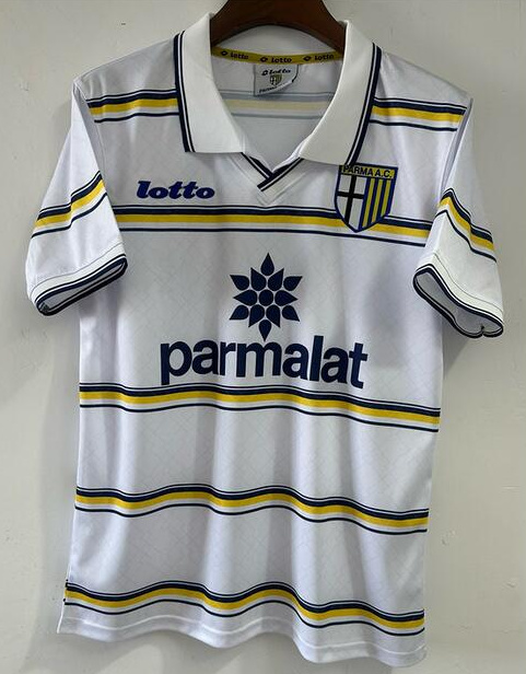 Retro Parma 1998-99 Home Soccer Jersey