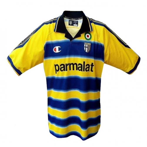 Retro Parma 1999-2000 Home Soccer Jersey Shirt