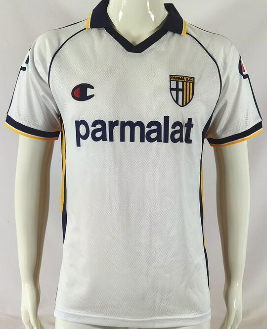 Retro Parma 2003-04 Home Soccer Jersey