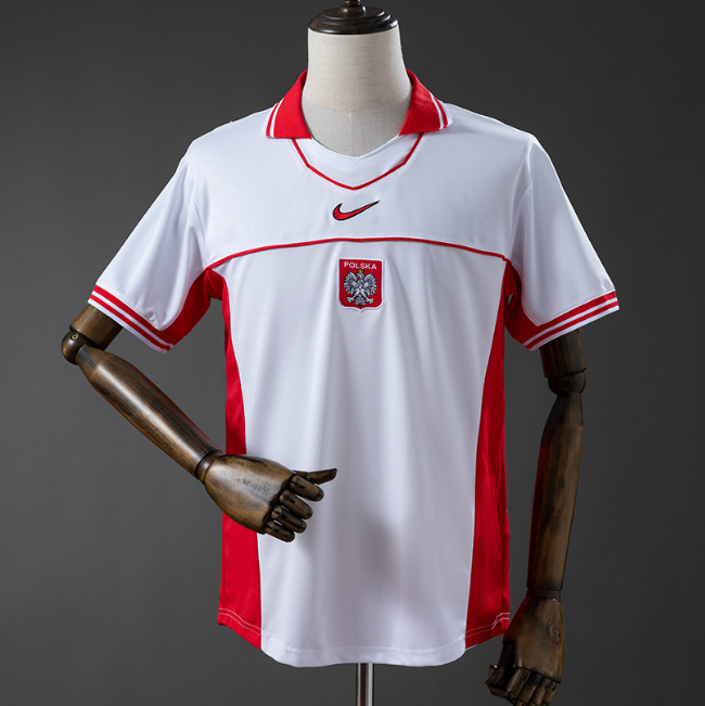 Retro Poland 1997 Home Soccer Jersey