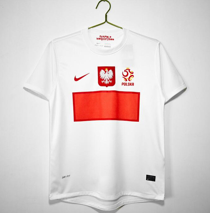 Retro Poland 2012 Home Soccer Jersey
