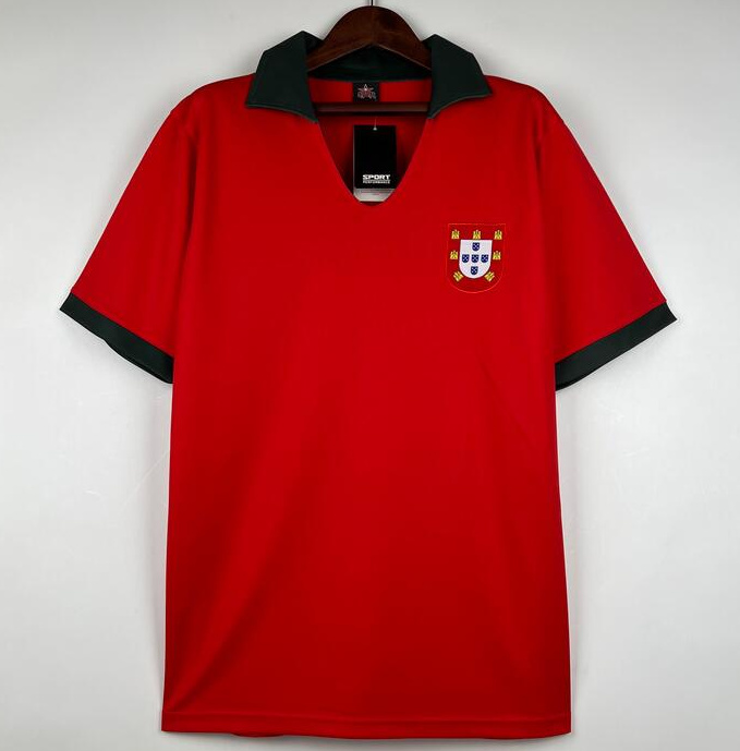 Retro Portugal 1972 Home Soccer Jersey