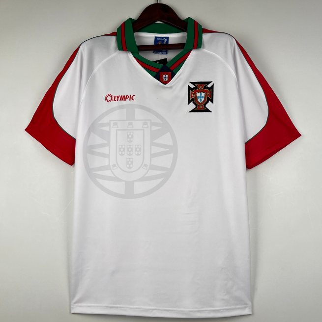 Retro Portugal 1996-97 Away Soccer Jersey