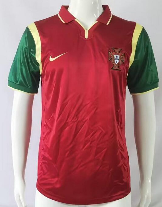 Retro Portugal 1999 Home Soccer Jersey
