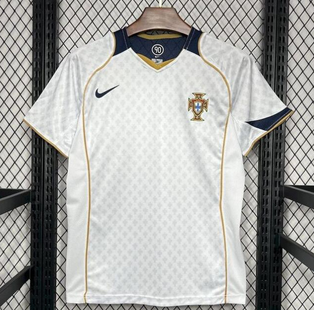 Retro Portugal 2004 Away Soccer Jersey