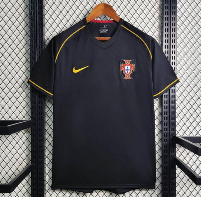 Retro Portugal 2006 Away Soccer Jersey