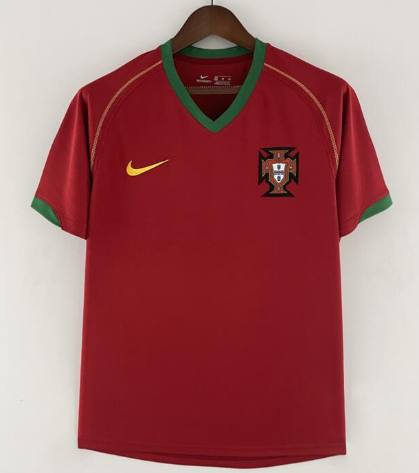 Retro Portugal 2006 Home Soccer Jersey