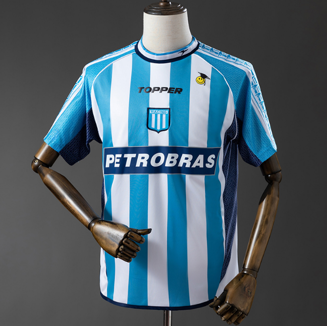 Retro Racing Club de Avellaneda 2002-03 Home Soccer Jersey