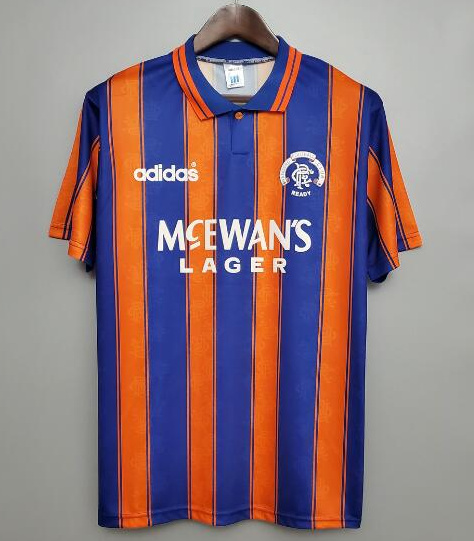 Retro Rangers 1993-94 Away Soccer Jersey