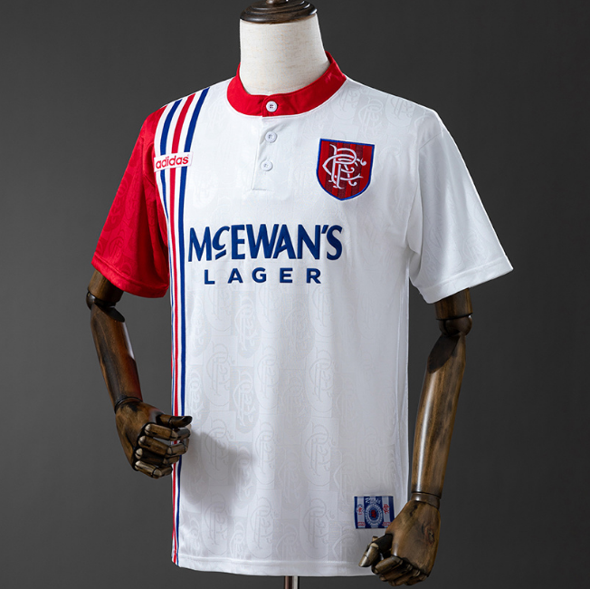 Retro Rangers 1996-97 Away Soccer Jersey
