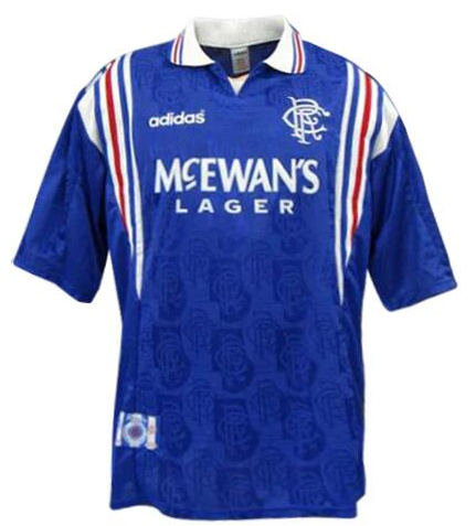 Retro Rangers 1996-97 Home Soccer Jersey