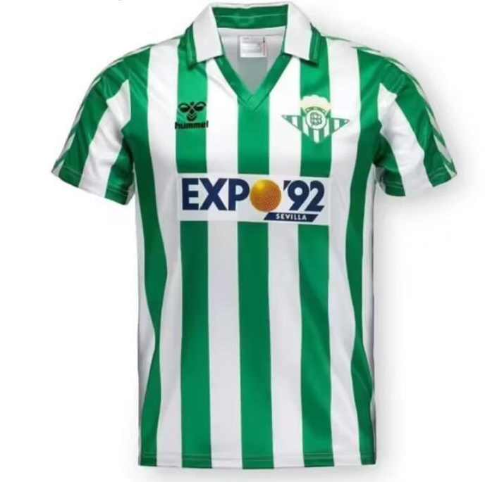 Retro Real Betis 1988-89 Home Soccer Jersey