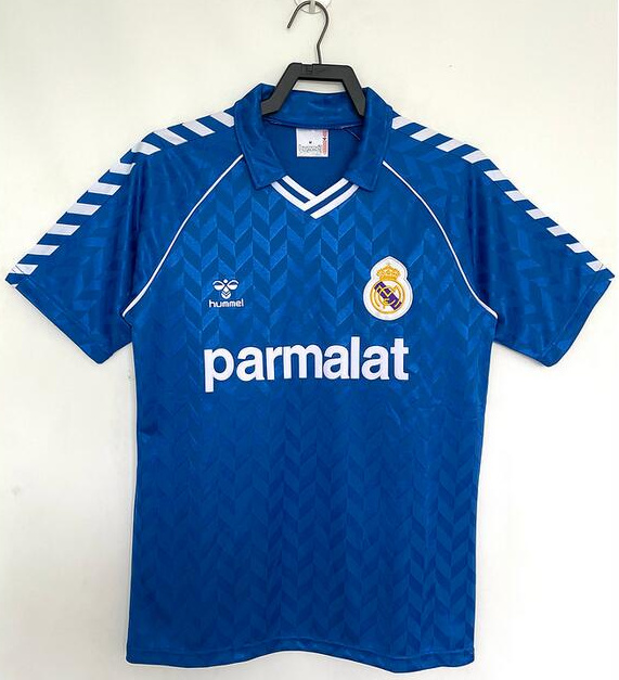 Retro Real Madrid 1986-88 Away Soccer Jersey