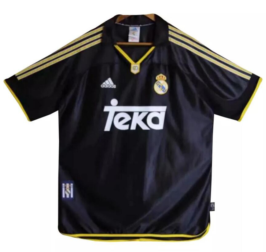 Retro Real Madrid 1998-2000 Away Soccer Jersey