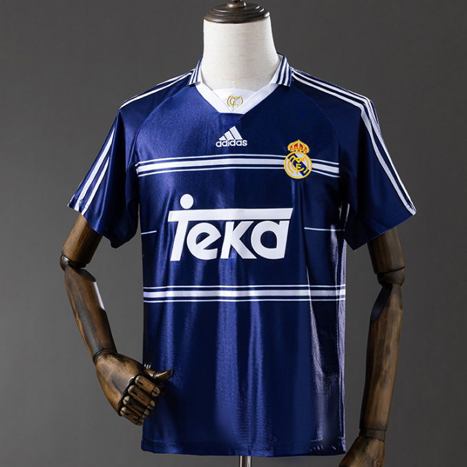 Retro Real Madrid 1998-99 Away Soccer Jersey