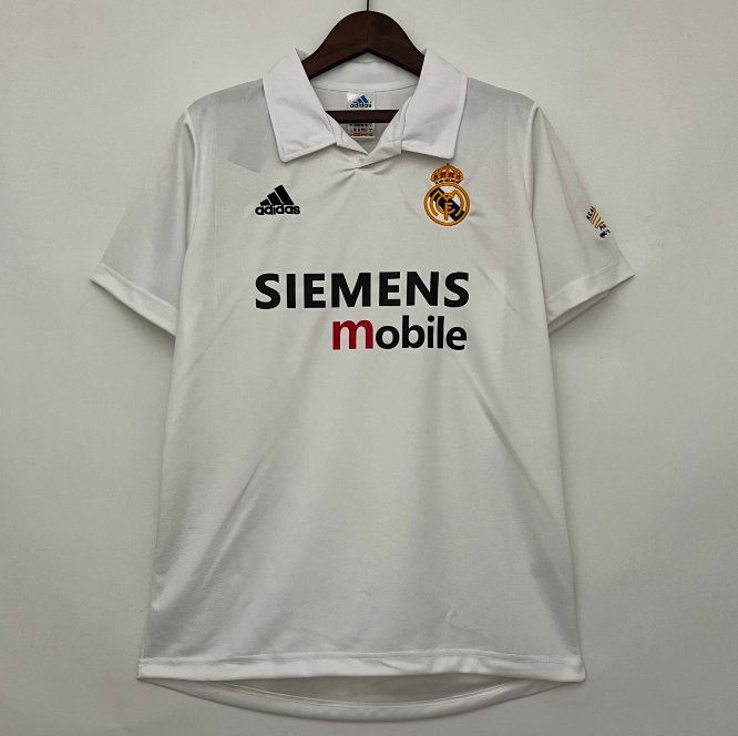 Retro Real Madrid 2002-03 Home Soccer Jersey