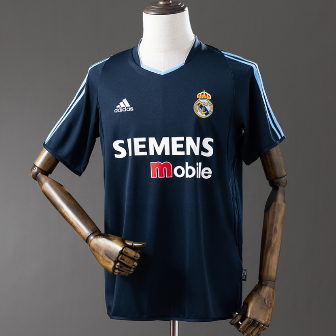 Retro Real Madrid 2003-04 Away Soccer Jersey