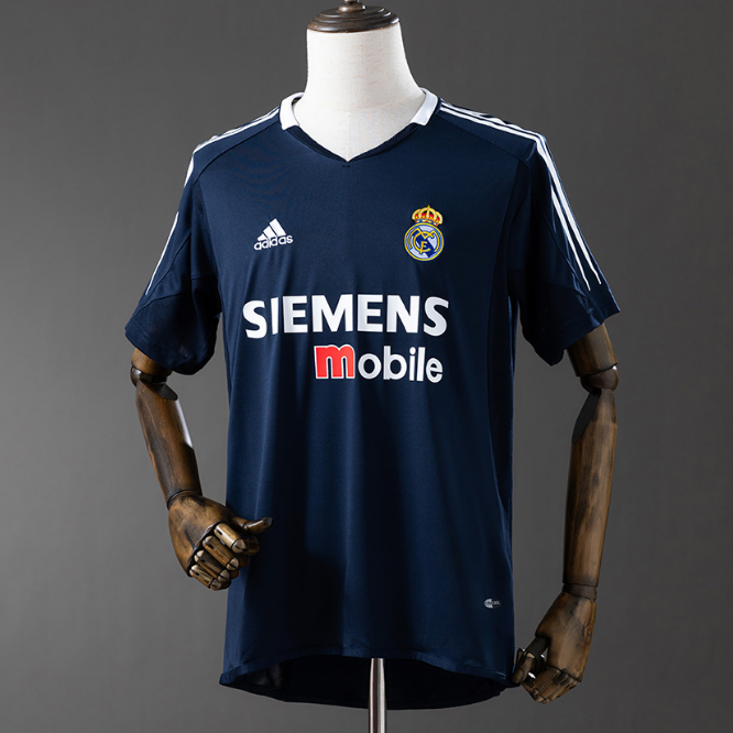 Retro Real Madrid 2004-05 Away Soccer Jersey