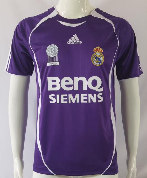 Retro Real Madrid 2006-07 Away Soccer Jersey