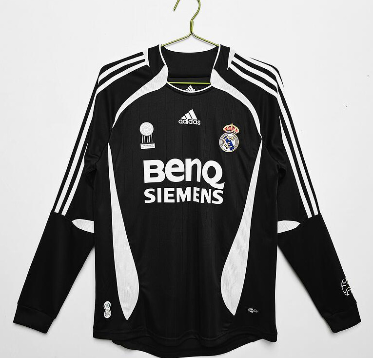Retro Real Madrid 2006-07 Third Long Sleeve Soccer Jersey