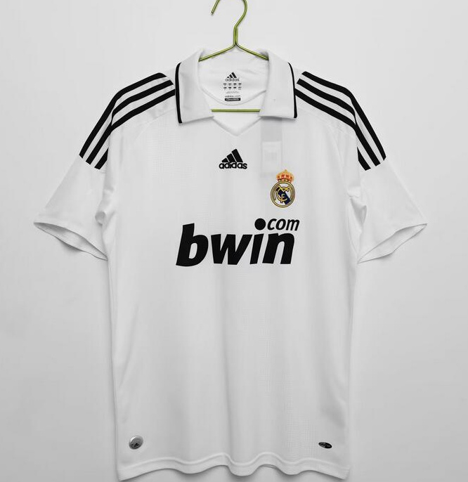 Retro Real Madrid 2008-09 Home Soccer Jersey