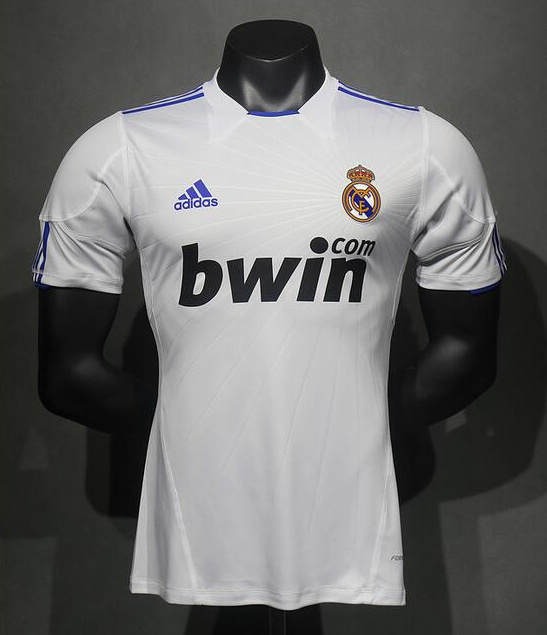 Retro Real Madrid 2010-11 Home Soccer Jersey Player Version