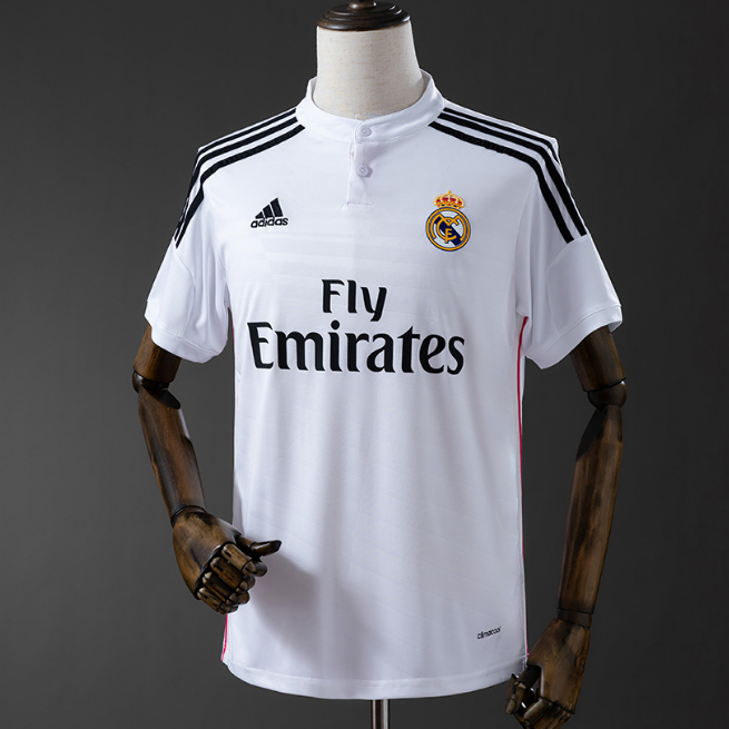 Retro Real Madrid 2014-15 Home Soccer Jersey