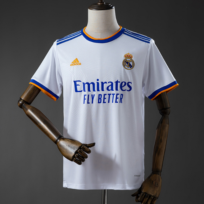 Retro Real Madrid 2021-22 Home Soccer Jersey