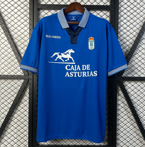 Retro Real Oviedo 1996-97 Home Soccer Jersey