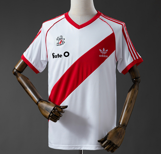 Retro River Plate 1986 Home Soccer Jersey1