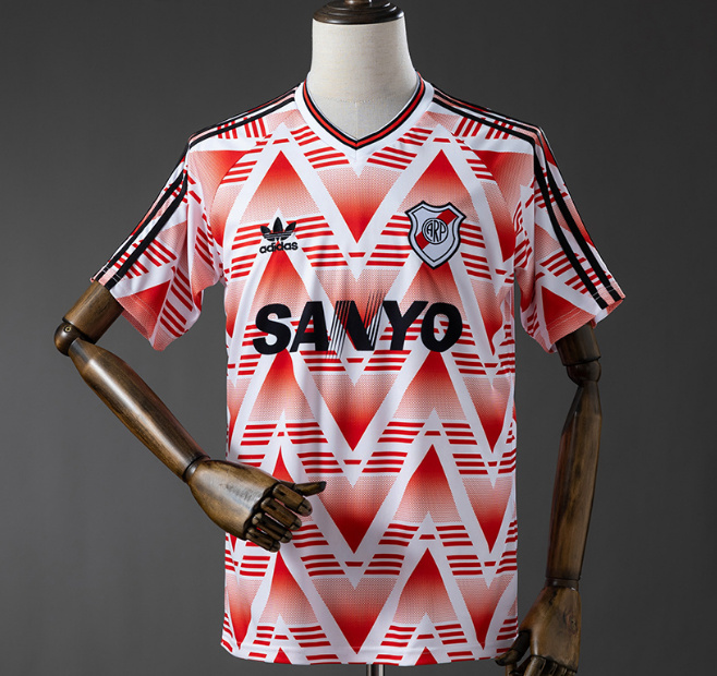 Retro River Plate 1992-93 Away Soccer Jersey
