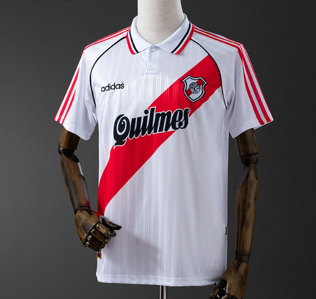 Retro River Plate 1995-96 Home Soccer Jersey