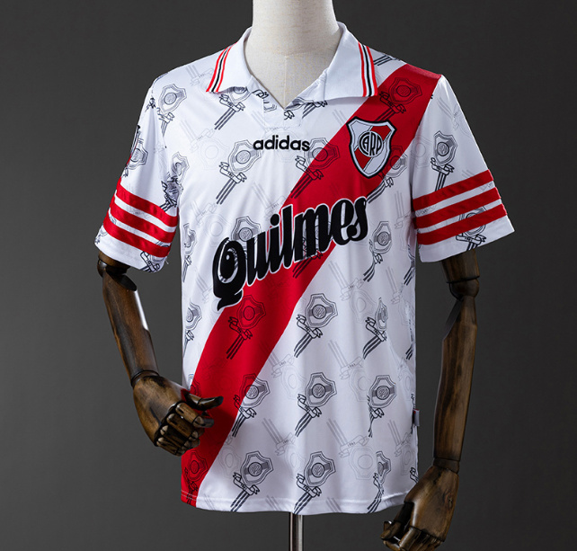 Retro River Plate 1996-97 Home Soccer Jersey