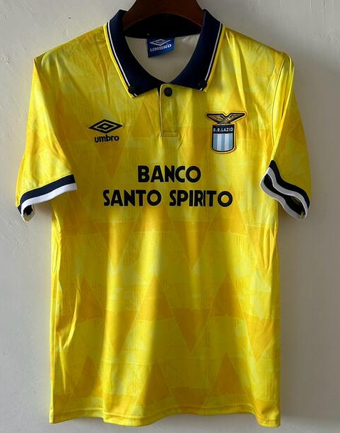 Retro SSC Lazio 1991 Away Soccer Jersey
