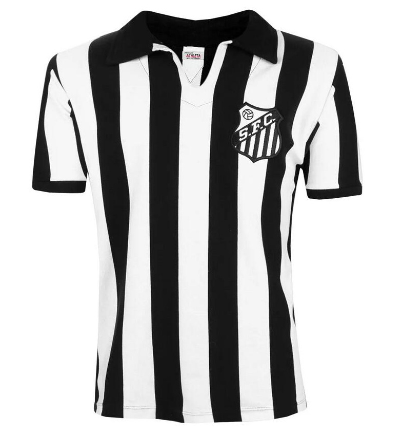 Retro Santos FC 1956 Away Soccer Jersey
