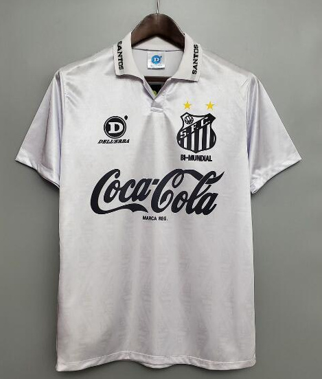 Retro Santos FC 1993 Home Soccer Jersey