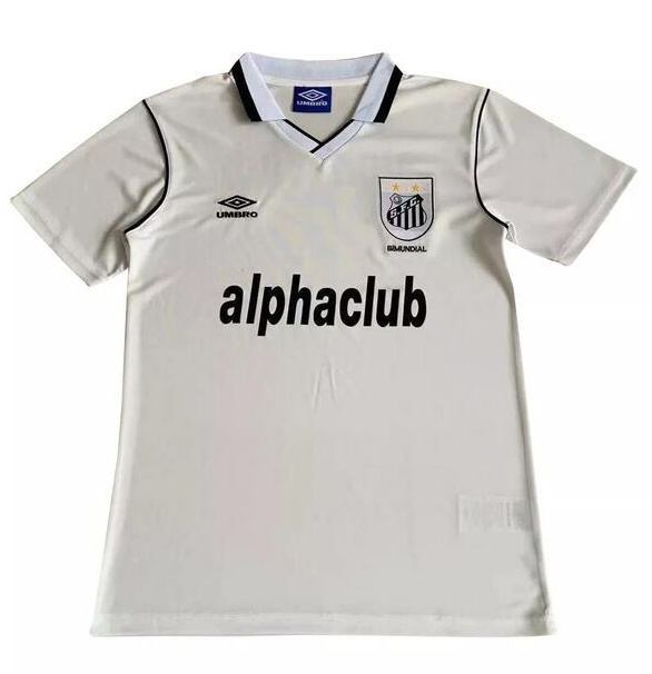 Retro Santos FC 2001 Home Soccer Jersey