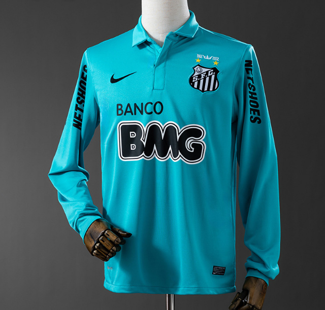 Retro Santos FC 2012-13 Third Long Sleeve Soccer Jersey