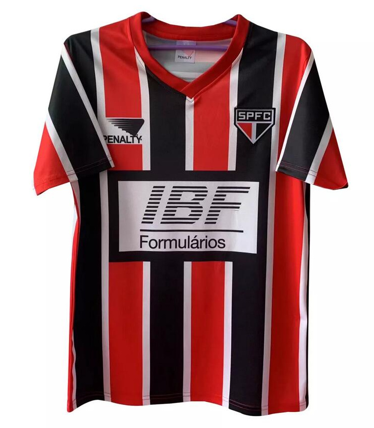Retro Sao Paulo 1991 Away Soccer Jersey