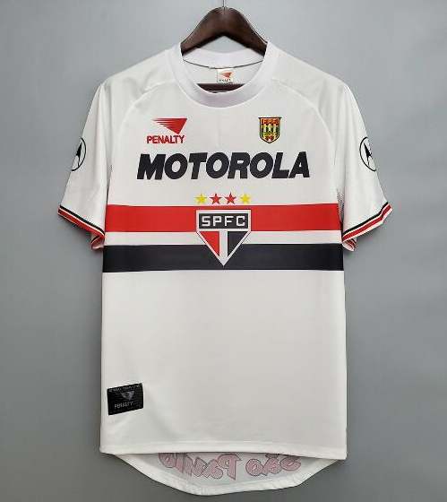Retro Sao Paulo 1999-2000 Home Soccer Jersey