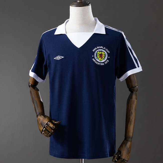 Retro Scotland 1978 Home Soccer Jersey