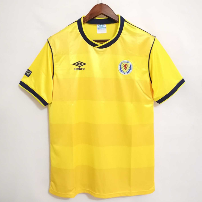 Retro Scotland 1986-88 Away Soccer Jersey