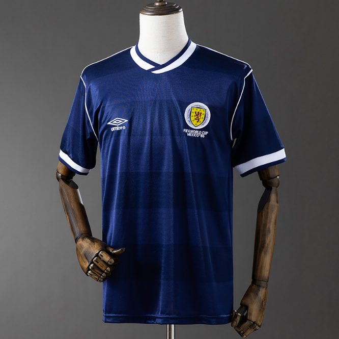 Retro Scotland 1986-88 Home Soccer Jersey