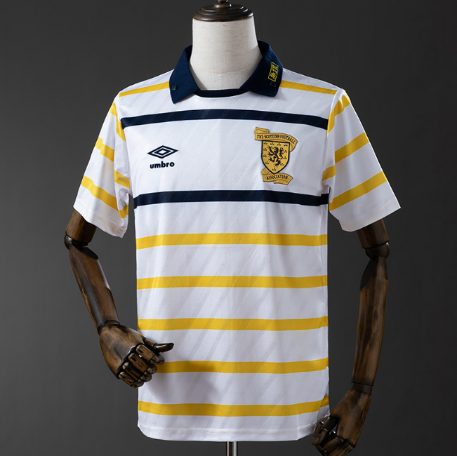 Retro Scotland 1988-91 Away Soccer Jersey