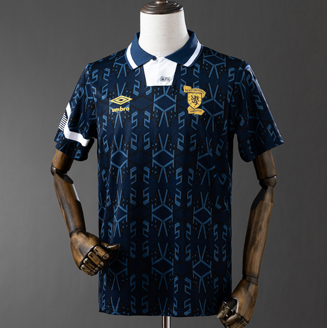 Retro Scotland 1992-93 Home Soccer Jersey