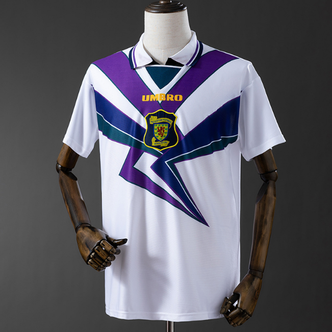 Retro Scotland 1994-96 Away Soccer Jersey