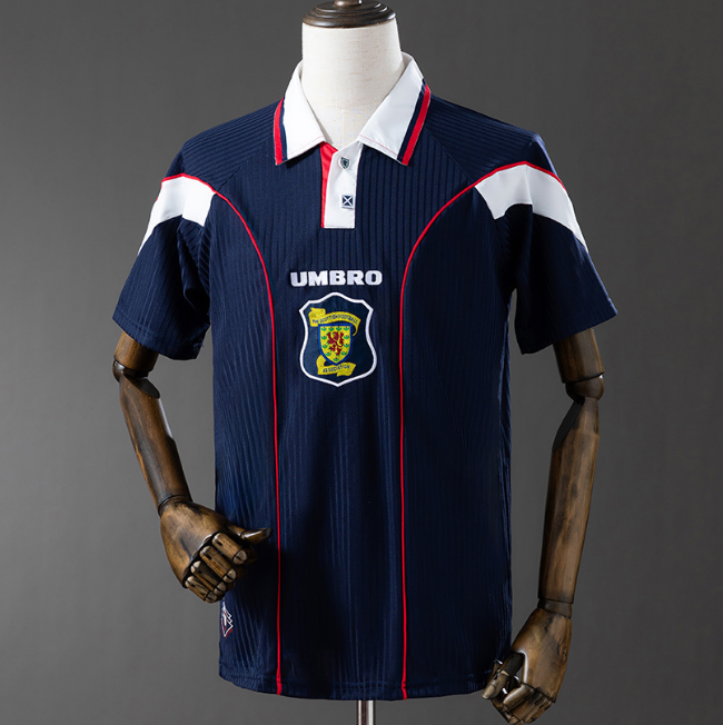 Retro Scotland 1996-98 Home Soccer Jersey