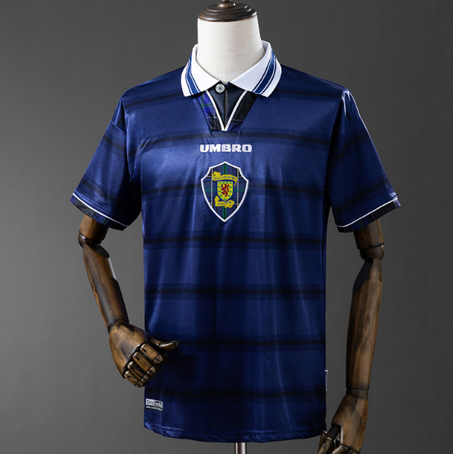 Retro Scotland 1998 Home Soccer Jersey