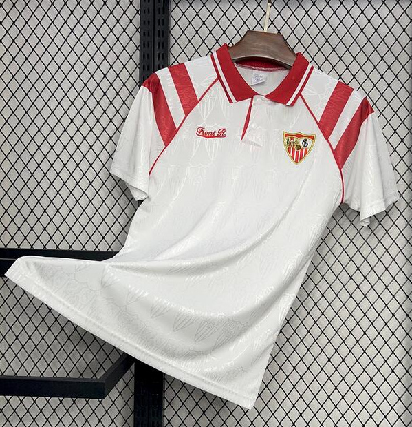 Retro Sevilla 1992-93 Home Soccer Jersey
