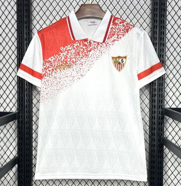 Retro Sevilla 1993-94 Home Soccer Jersey